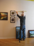 hanging photo
